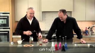 How to make a frappé coffee using an aerolatte milk frother [upl. by Los]