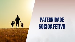 Paternidade socioafetiva [upl. by Ardnaeel]