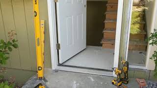 Jeld Wen Front Door Installation  Really crappy products and craftsmanship PART 1 [upl. by Ede]