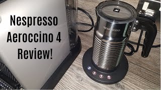 Nespresso Aeroccino 4 Milk Frother Review  Worth upgrading from the Aeroccino 3 [upl. by Agna]