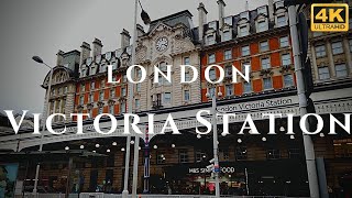 London Victoria Station Walk Through England 4K [upl. by Biamonte]