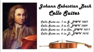 Johann Sebastian Bach  Cello suites in 432 Hz great for reading or studying [upl. by Sanfred200]