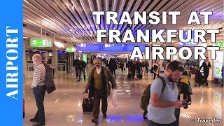 TRANSIT WALK AT FRANKFURT Airport FRA Terminal 1  Connection Flight Transfer Arriving amp Departing [upl. by Etteve176]