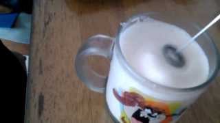 Aerolatte Review Frothing Cold Milk In Under 1 Minute [upl. by Mcgill278]