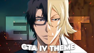 Aizen x Urahara  GTA IV Theme Edit [upl. by Nasus]